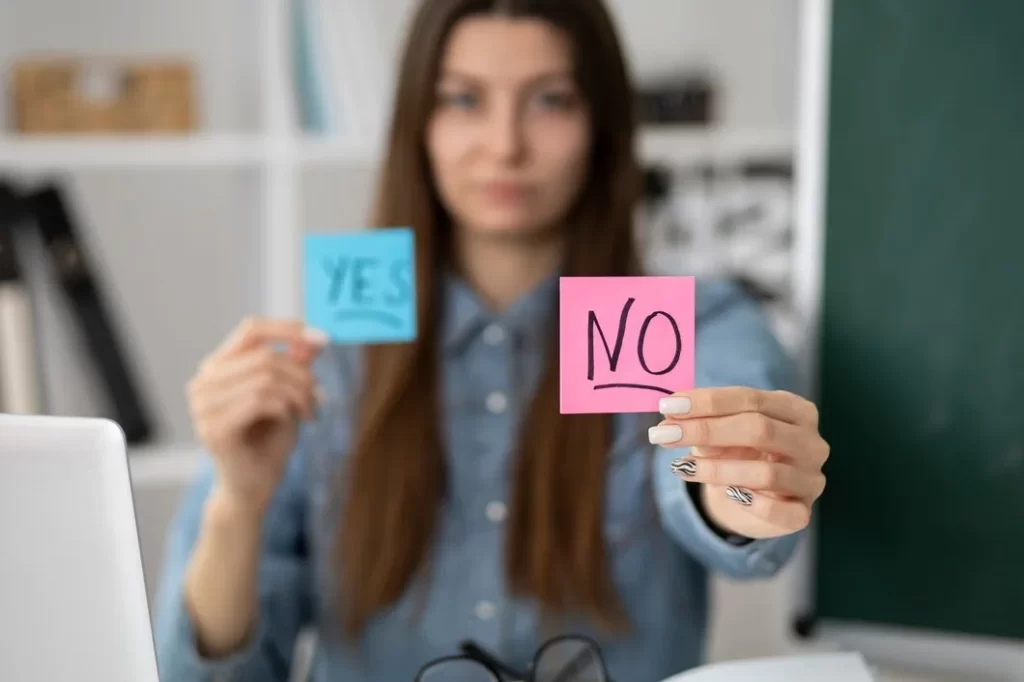Aprende a decir NO. Poner límites