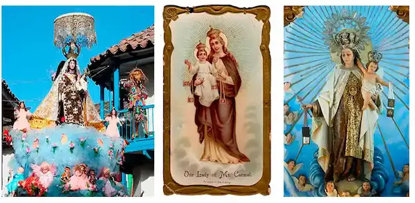 Países donde se celebra la Virgen del Carmen