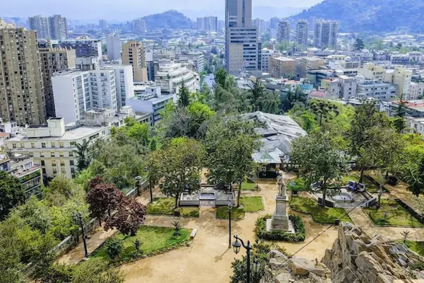 cerro santa lucia en santiago