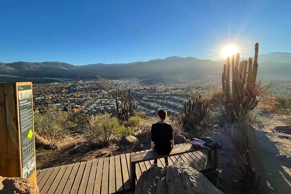 mejores lugares para hacer trekking en Santiago